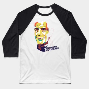 anthony bourdain wpap style 2 Baseball T-Shirt